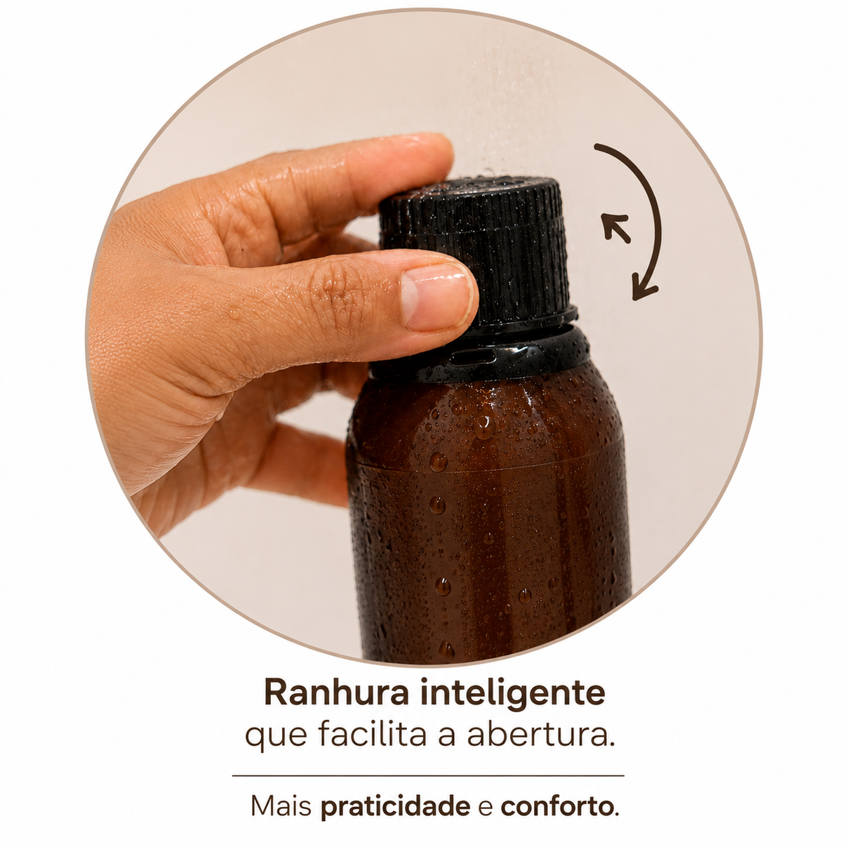 ranhura do frasco