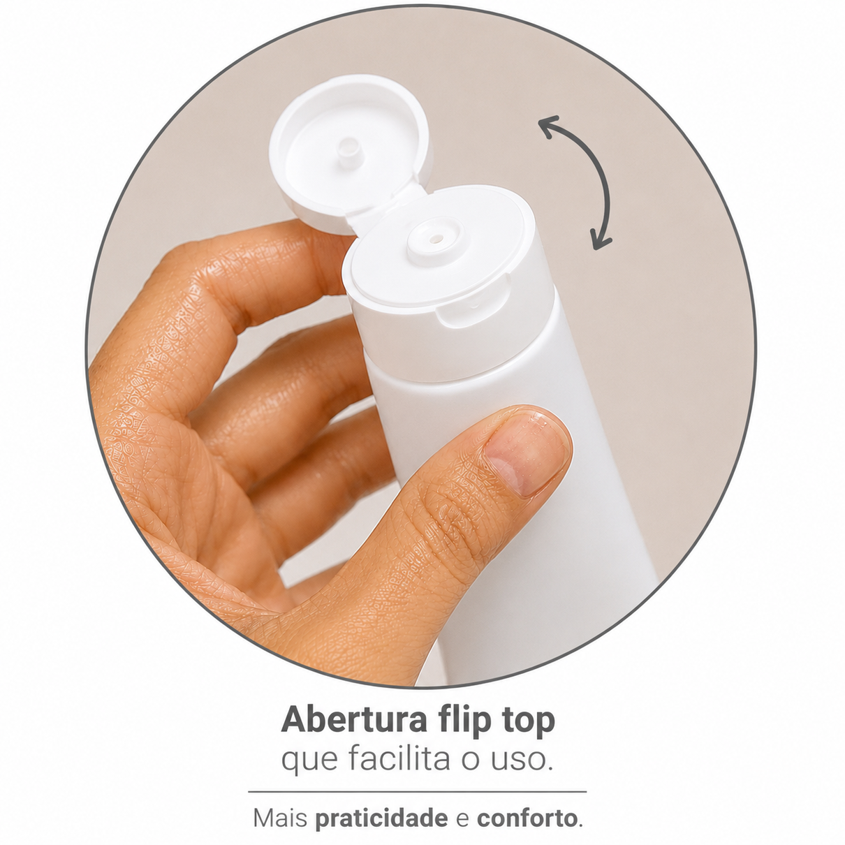 flip top branco